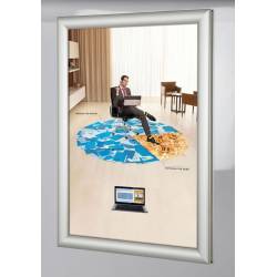 Cadre à clapets pour vitrine 8040 - Portes affiches intérieur