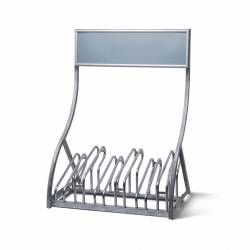 Ratelier pour vélos avec fronton 4177
