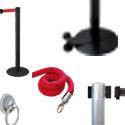 Accessoires comptoirs, stands et poteaux de guidage
